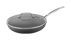 Cuisinart Chef's Classic Stainless Steel Skillet 12 in. Black