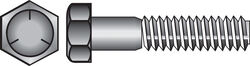 Hillman 1/2 in. D X 1 in. L Heat Treated Zinc Steel Hex Head Cap Screw 50 pk