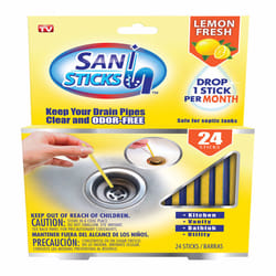 Sani Sticks Lemon Fresh Scent Concentrated Deodorizing Multi-Purpose Cleaner Stick 24 pk