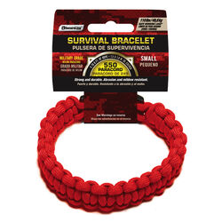 SecureLine 5/32 in. D X 7 ft. L Red Braided Nylon Small Survival Bracelet