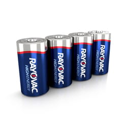 Rayovac D Alkaline Batteries 4 pk Carded