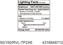 GE Reveal 50/100/150 W A21 Three Way Bulb A-Line Incandescent Bulb E26 (Medium) Soft White 1 pk