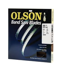 Olson 56.1 in. L X 0.1 in. W X 0.02 in. thick T Carbon Steel Band Saw Blade 14 TPI Hook teeth 1