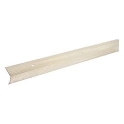 M-D Building Products 1.13 in. H X 73.63 in. L Prefinished Silver Aluminum Stair Edge