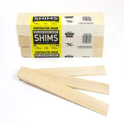 Nelson Wood Shim 1.5 in. W X 12 in. L Wood Shim 42 pk