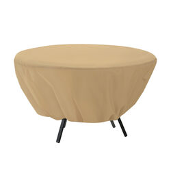 Classic Accessories 23 in. H X 50 in. W Brown Polyester Table Cover