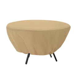 Classic Accessories 23 in. H X 50 in. W Brown Polyester Table Cover