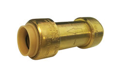 ProLine 1/2 in. Push T X 1/2 in. D Push Brass Check Valve