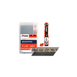 Paslode 3 in. Angled Strip Fuel and Nail Kit 30 deg Smooth Shank 1000 pk