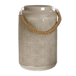 Paradise Lighting Metal Lantern Beige