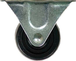 Shepherd 3 in. D Soft Rubber Caster 175 lb 1 pk