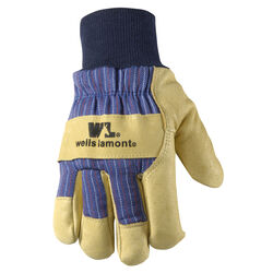 Wells Lamont Men's Outdoor Cold Weather Work Gloves Blue/Tan L 1 pk