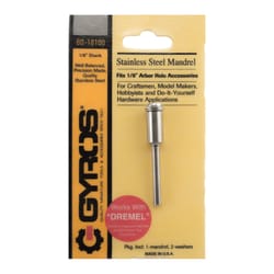 Gyros Tools 2 in. L Mandrel 1/8 in. Round 1 pk