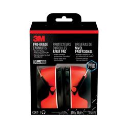 3M Pro-Grade 30 dB Steel Earmuffs Black 1 pair