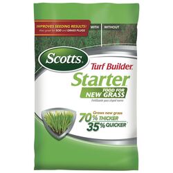 Scotts 24-25-4 Starter Lawn Fertilizer For Multiple Grasses 5000 sq ft 15 cu in