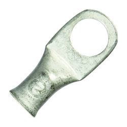 Jandorf 2 Ga. Uninsulated Wire Electrical Lug Silver 1 pk