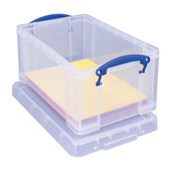 Really Useful Box 6-1/4 in. H X 10-1/4 in. W X 14-1/2 in. D Stackable Storage Box