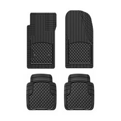 WeatherTech Trim-To-Fit Black Thermoplastic Elastomer Auto Floor Mats 4 pk Universal 34.5 in. 21.5