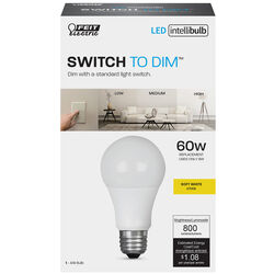 Feit Electric acre Intellibulb A19 E26 (Medium) LED Bulb Soft White 1 pk