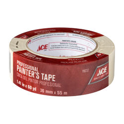 Ace 1.41 in. W X 60 yd L Beige Regular Strength Painter's Tape 1 pk