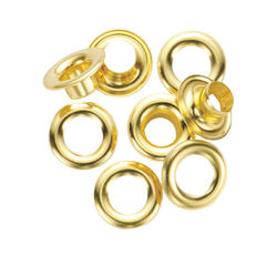 General Tools 1/4 in. D X 0.25 in. D Brass Grommet 24 pk