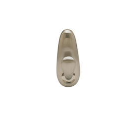 Command 3-1/4 in. L Brushed Nickel Metal Medium Hook 3 lb. cap. 1 pk