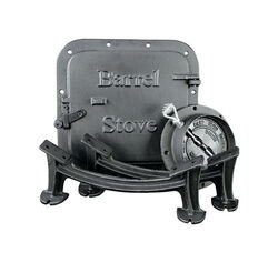 US Stove Iron Elegant Barrel Stove Kit