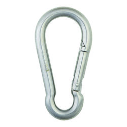 Campbell Chain 0.66 in. D X 3.94 in. L Polished Stainless Steel Spring Snap 320 lb