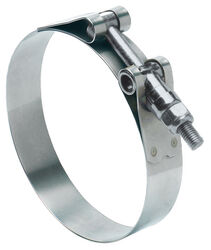 Ideal Tridon 1-1/2 in. 1-5/8 in. 150 Silver Hose Clamp With Tongue Bridge Stainless Steel Band T