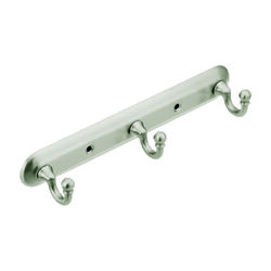 Moen Yorkshire Brushed Nickel Towel Bar 10 in. L Zinc