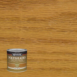 Minwax PolyShades Semi-Transparent Satin Honey Pine Oil-Based Stain and Polyurethane Finish 0.5 pt