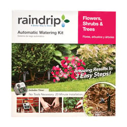 Raindrip Drip Irrigation Flowers, Shrubs and Tree Kit