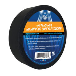 IPG 1.88 in. W X 54.7 yd L Black Gaffer's Tape