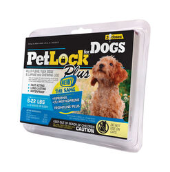 PetLock Plus Liquid Dog Flea and Tick Drops Fipronil/(S)-Methoprene 0.135 oz