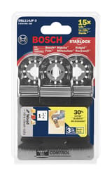 Bosch Starlock 1-1/4 S X 4 in. L Bi-Metal Plunge Blade 3 pk
