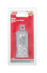 Ace Zinc 3 in. L Fixed Staple Hinge Hasp