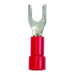 Jandorf 22-18 Ga. Insulated Wire Terminal Spade Red 5 pk