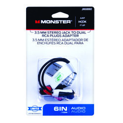 Monster Cable Just Hook It Up Audio Visual Adapter 1 pk