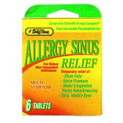 Lil Drug Store Allergy Sinus Relief 6 ct