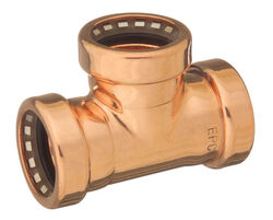 Mueller Streamline 1/2 in. Push T X 1/2 in. D Push Copper Tee