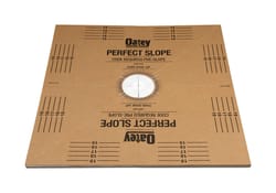 Oatey Shower Perfect Slope 40 W X 40 L Brown Shower Base