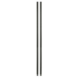 Honey Can Do 72 in. H X 1 in. W X 1 in. D Steel Shelf Pole with Leg Levelers