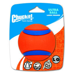 Chuckit! Ultra Ball Multicolored Rubber Dog Toy Large 1