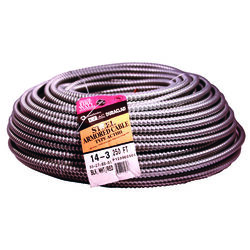 Southwire 250 ft. 14/3 Solid Steel Armored AC Cable
