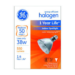 GE 38 W PAR30 Spotlight Halogen Bulb 550 lm White 1 pk