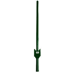 American Posts 48 in. H 14 Gauge Powder Coated Green Steel U-Post