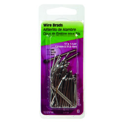 Hillman 17 Ga. G X 1-1/4 in. L Bright Steel Brad Nails 1 pk 2 oz