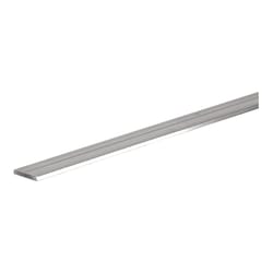 Boltmaster 0.0625 in. T X 0.75 in. W X 3 ft. L Weldable Aluminum Flat Bar 1 pk