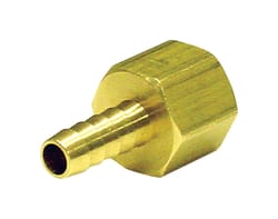 JMF Brass 1/8 in. D X 1/4 in. D Adapter 1 pk