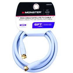 Monster Just Hook it Up 6 ft. Weatherproof Video Coaxial Cable